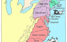 New England Colonies Map Printable