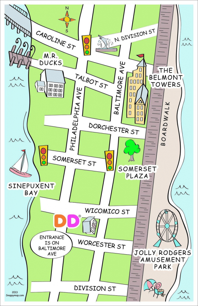 Community Map | Ocean Pines Association | Md - Printable Street Map for Printable Street Map Ocean City Nj