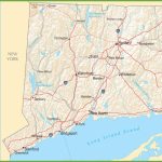 Connecticut Highway Map With Printable Map Of Connecticut