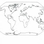Continents Blank Map | Social | World Map Coloring Page, Blank World For Map Of World Continents And Oceans Printable