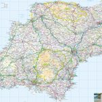 Cornwall Offline Map, Including The Cornish Coastline, Lands End Within Printable Map Of Cornwall