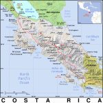 Cr · Costa Rica · Public Domain Mapspat, The Free, Open Source Inside Free Printable Map Of Costa Rica