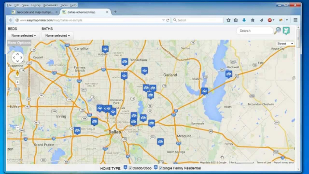 Create A Map: Easily Map Multiple Locations From Excel Data - How To for Create Printable Map