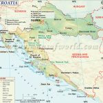 Croatia Map, Map Of Croatia Throughout Printable Map Of Croatia