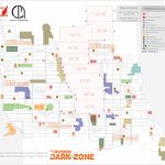 Dark Zone And Pve Boss Maps (Updated)The Division Dark Zone Inside The Division Printable Map