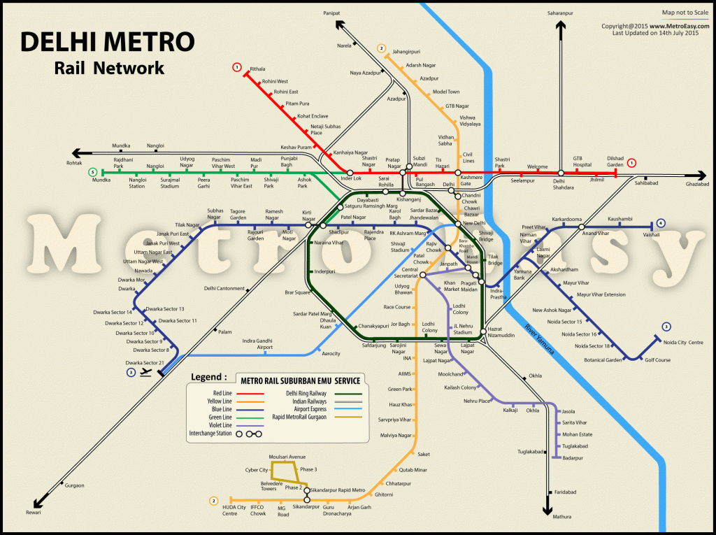 Delhi Metro Map , Delhi Metro Route Map , Metro Map Of Delhi throughout Printable Metro Map