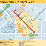 Denver Downtown Map For Printable Walking Map Of Downtown Chicago