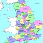 Detailed Administrative Map Of England | Travel | England Map, Map Inside Printable Map Of Uk Cities And Counties