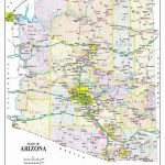 Detailed Arizona Map | Maps In 2019 | Printable Maps, Map, Arizona For Printable Map Of Arizona