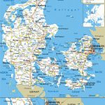 Detailed Clear Large Road Map Of Denmark   Ezilon Maps | Paris In Inside Printable Map Of Denmark