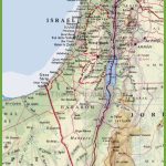 Detailed Map Of Israel With Cities In Free Printable Map Of Israel