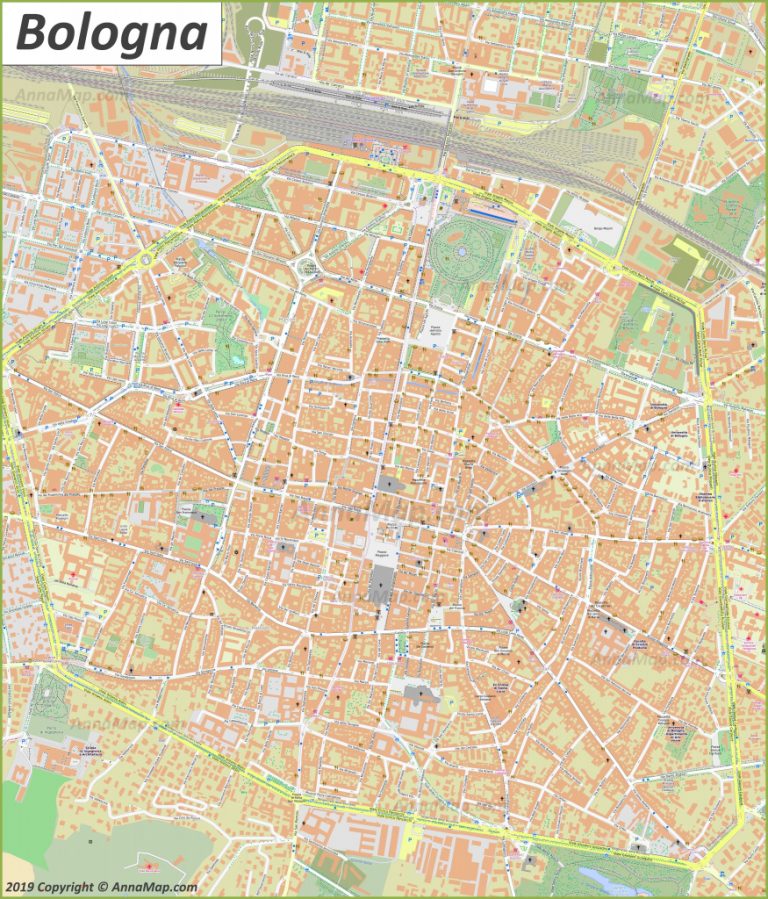 Detailed Tourist Maps Of Bologna | Italy | Free Printable Maps Of ...