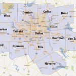 Dfw County Map   Fort Worth County Map (Texas   Usa) Within Printable Map Of Dallas Fort Worth Metroplex