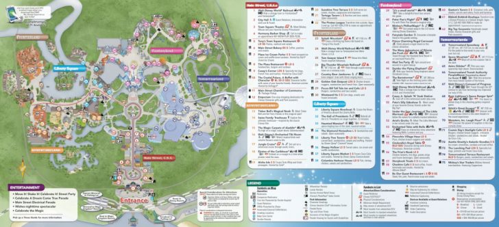 Printable Disney World Park Maps For Kids
