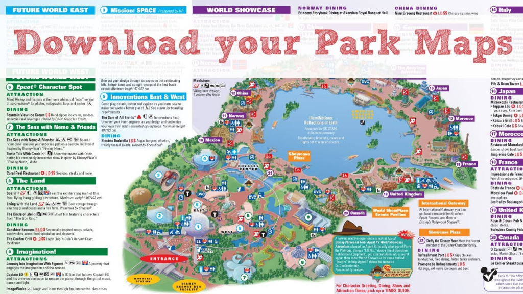 Disney World Maps - Youtube intended for Printable Maps Of Disney World Parks