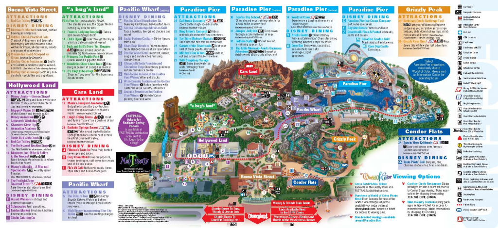 Disneyland Inside Out | Disneyland Park Information | Maps within Printable Disneyland Map
