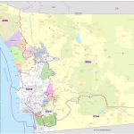 District Maps Inside San Diego County Zip Code Map Printable