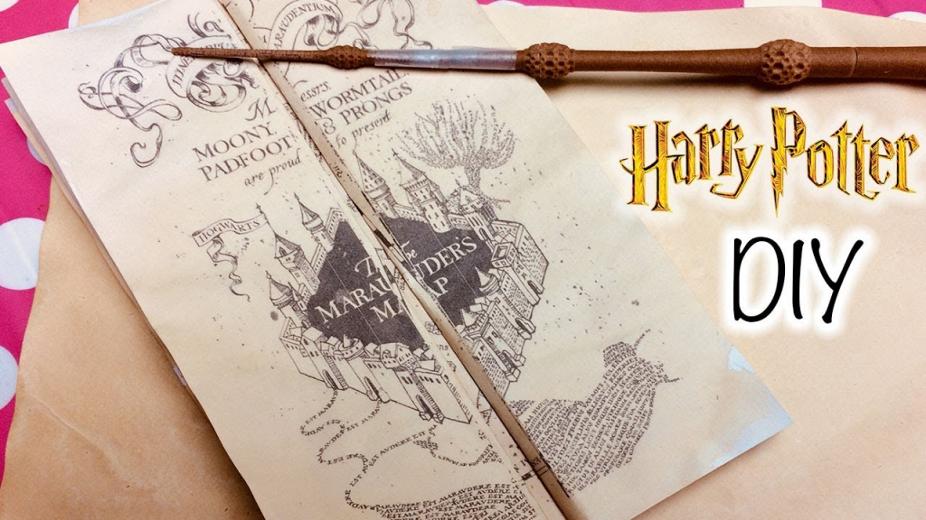 Diy Harry Potter Marauder&amp;#039;s Map Printable And Parchment Easy Diy for Hogwarts Map Printable