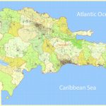 Dominican Republic Map Extra Detailed 01 Printable, Exact Vector For Printable Map Of Dominican Republic