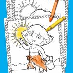Dora Summertime Coloring Pack | Coloring Pages | Pinterest | 6Th In Dora Map Printable