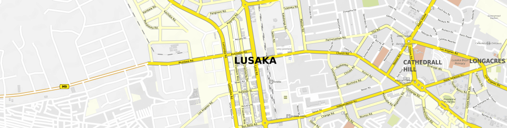 Download Map Lusaka throughout Printable Map Of Lusaka