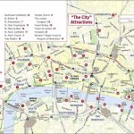 Download Sightseeing Map Of London Major Tourist Attractions At Inside Printable Tourist Map Of London Attractions
