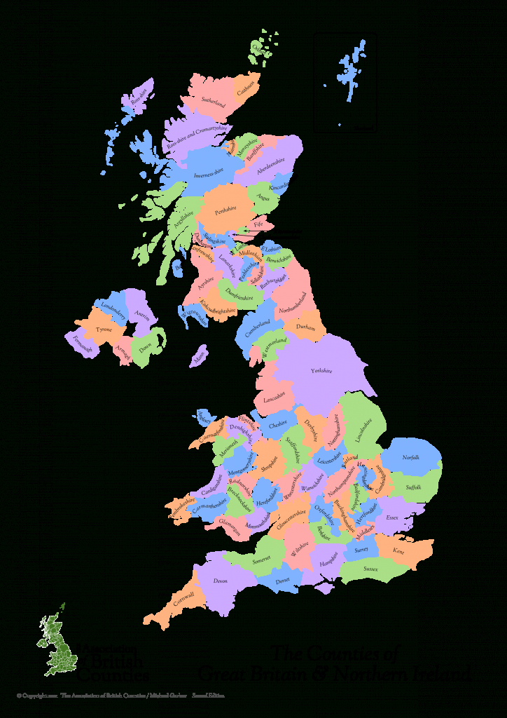 Downloads | Association Of British Counties with Printable Map Of Uk Counties
