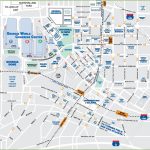Downtown Atlanta Tourist Map Within Printable Map Of Atlanta