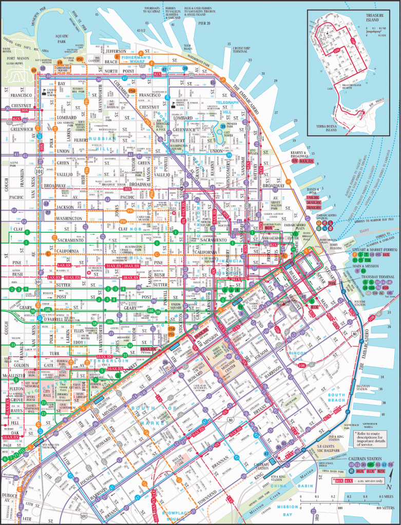 Downtown San Francisco Transit Map | Next Vacation Ideas in Printable Map Of San Francisco Downtown