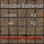 Dungeon Tiles Printable Battlemat Channel Drivethrurpg | Dungeons With Regard To Printable D&d Map Tiles