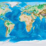 Earth's Topography And Bathymetry   No Labels Pertaining To Topographic World Map Printable