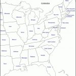 East Coast Of The United States Free Map, Free Blank Map, Free Inside Printable Map Of East Coast