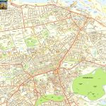 Edinburgh Offline Street Map, Including Edinburgh Castle, Royal Mile Intended For Printable Map Of Edinburgh