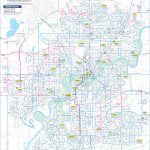 Edmonton Transport Map With Printable Map Of Edmonton