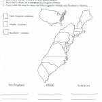 English Colonization   Birch Meadow 5Th Grade Regarding Printable Map Of The 13 Colonies With Names