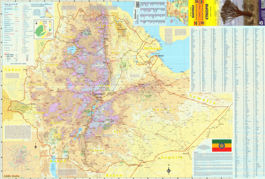 Ethiopia Maps | Maps Of Ethiopia for Printable Map Of Ethiopia