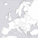 Europe Blank Map With Printable Blank Map Of Europe