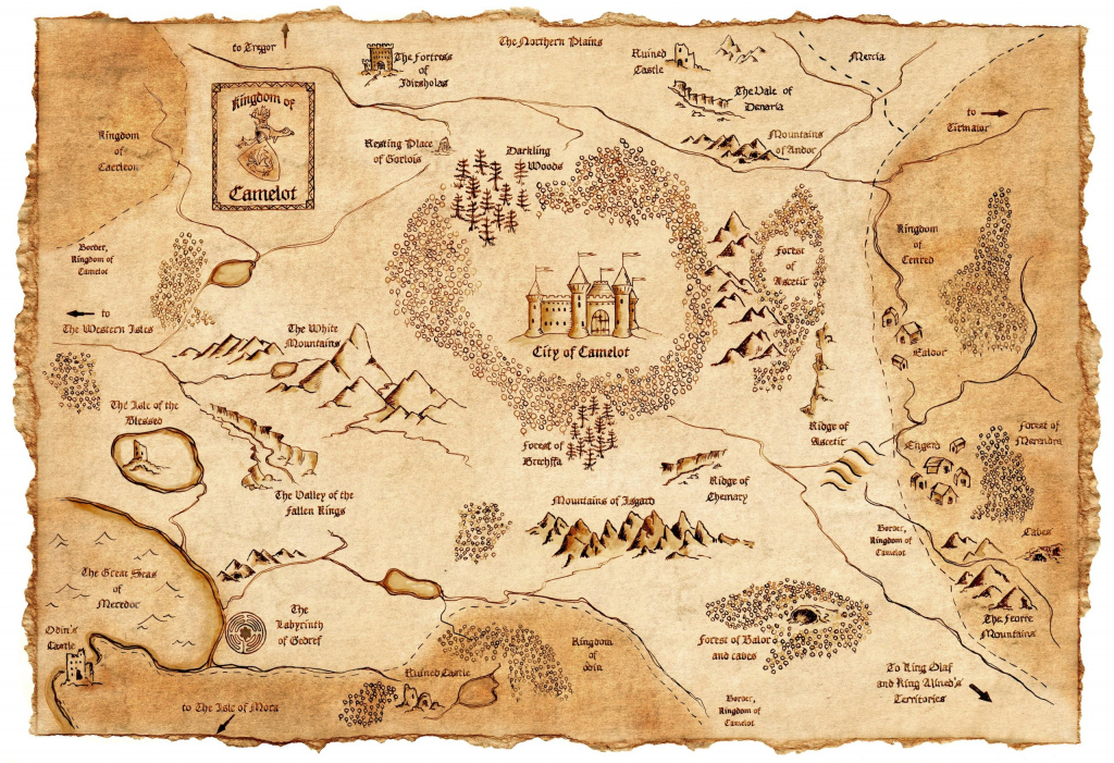 Fantasy Maps | The Stranger&amp;#039;s Bookshelf with Printable Map Of Narnia
