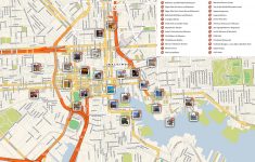 Warsaw Tourist Map Printable