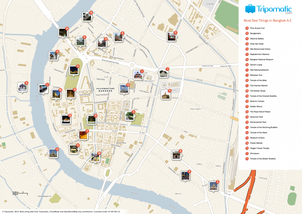 File:bangkok Printable Tourist Attractions Map - Wikimedia Commons pertaining to Bangkok Tourist Map Printable