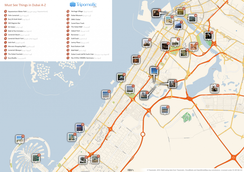 File:dubai Printable Tourist Attractions Map - Wikimedia Commons pertaining to Dubai Tourist Map Printable