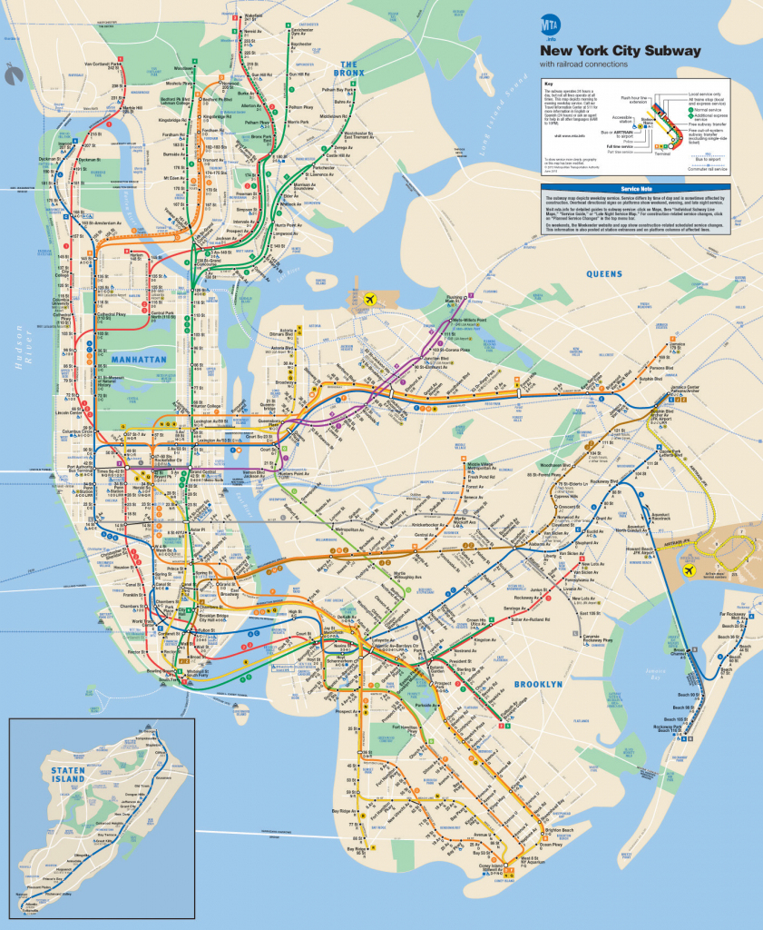 File:official New York City Subway Map Vc - Wikimedia Commons for Printable Nyc Subway Map