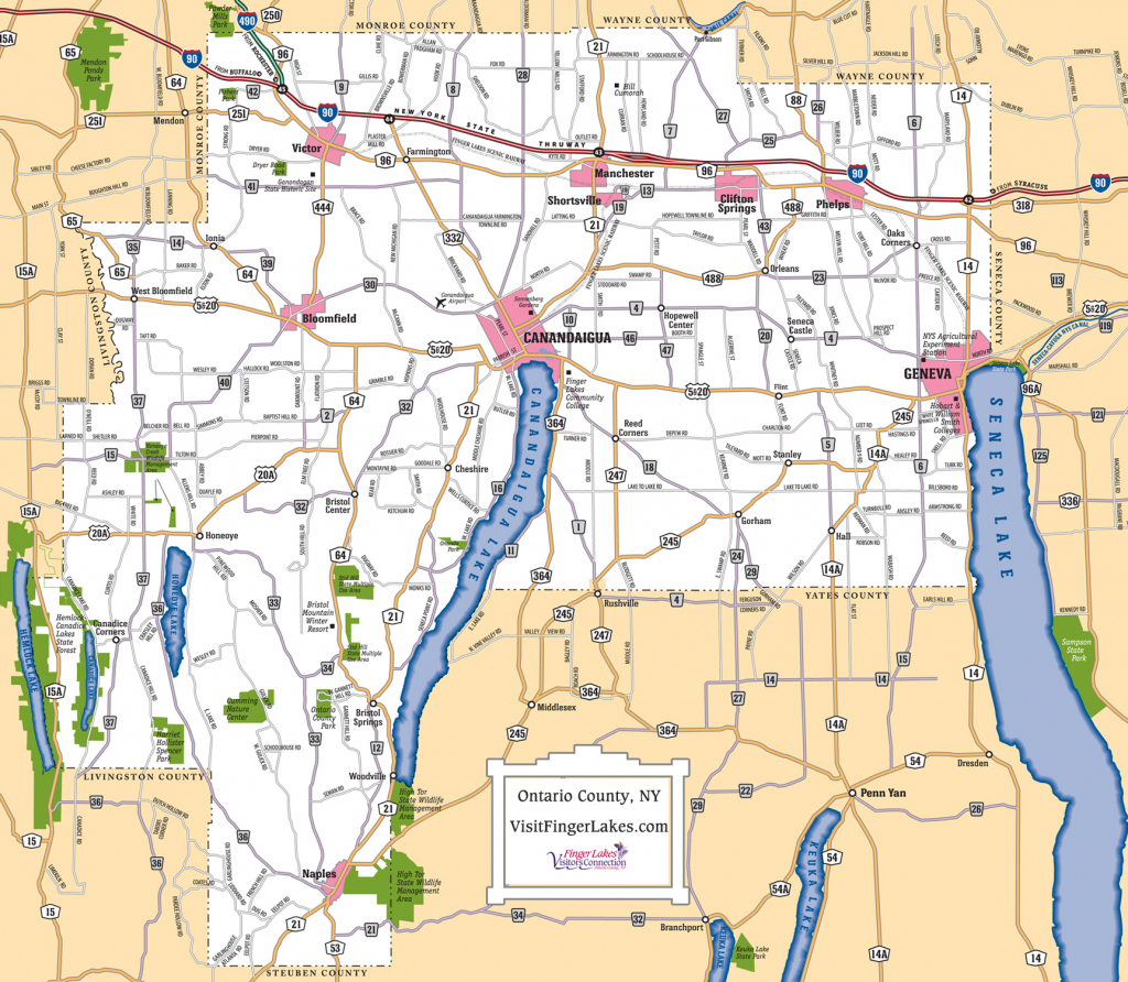Finger Lakes Maps | Trip Planning | Visit Finger Lakes with Printable Map Of Niagara On The Lake