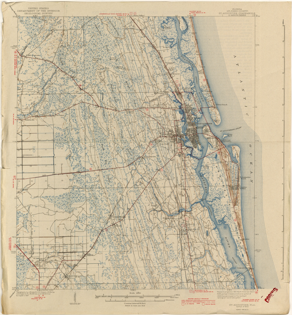 Florida Historical Topographic Maps - Perry-Castañeda Map Collection pertaining to Printable Old Maps