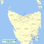 Former Local Government Areas Of Tasmania   Wikipedia With Printable Map Of Tasmania