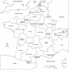 France Blank Printable Map With Provinces, Royalty Free, Clip Art In Printable Map Activities