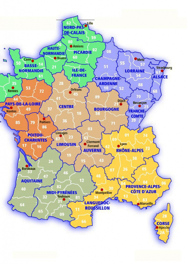 France Maps | Printable Maps Of France For Download pertaining to Printable Road Map Of France