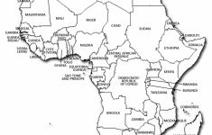 Free Printable Map Of Africa With Countries