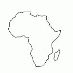 Free Coloring Maps For Kids |  The Word Free Africa Map Coloring Intended For Colorable World Map Printable