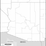 Free Map Of Arizona Intended For Free Printable Map Of Arizona